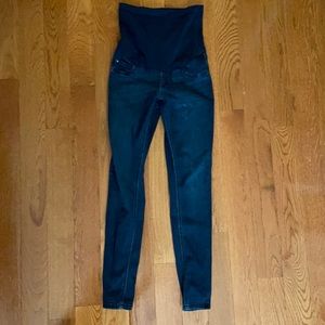 Indigo Blue Maternity Skinny Jeans in XS